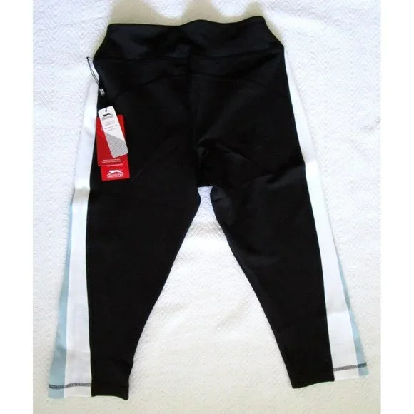 Slazenger Ladies' Sports Performance Short Leggings - NWT Light Blue - LARGE - Picture 11 of 12